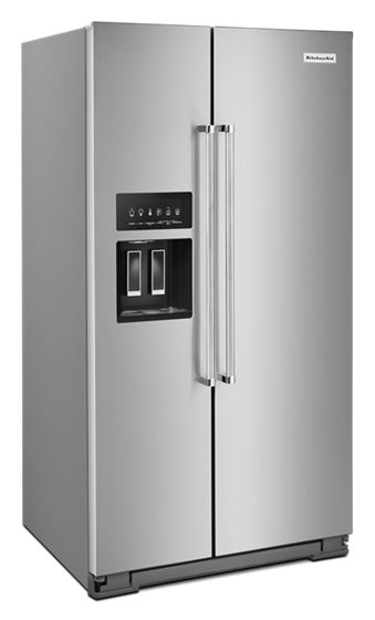 36" KitchenAid 24.8 Cu Ft. Side-by-Side Refrigerator - KRSF705HPS