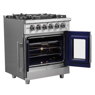 30″ FORNO Massimo Freestanding French Door Dual Fuel Range - FFSGS6325-30