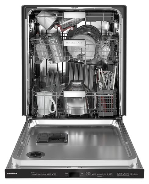24" KitchenAid 44 dBA Dishwasher with FreeFlex Third Rack and LED Interior Lighting - KDPM804KPS