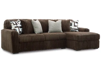 Midnight-Madness 2-Piece Sectional Sofa with Chaise - 98104S2