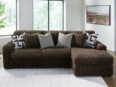 Midnight-Madness 2-Piece Sectional Sofa with Chaise - 98104S2