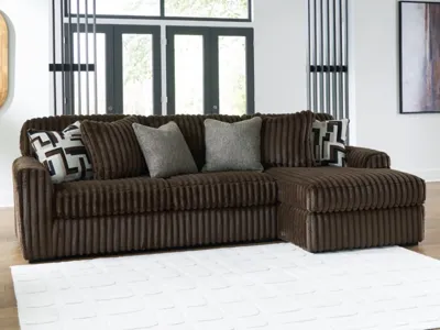 Midnight-Madness 2-Piece Sectional Sofa with Chaise - 98104S2