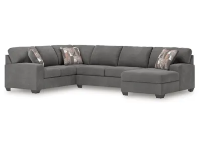 Signature Design by Ashley Newellen 3-Piece Sectional with Chaise - 48405S2