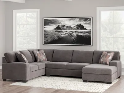 Signature Design by Ashley Newellen 3-Piece Sectional with Chaise - 48405S2