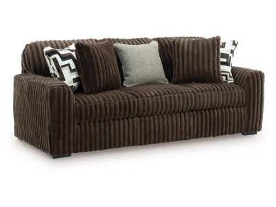 Ashley Midnight-Madness Sofa in Chocolate - 9810438