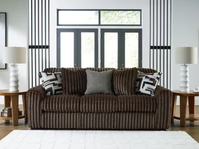 Ashley Midnight-Madness Sofa in Chocolate - 9810438