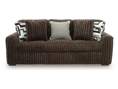 Ashley Midnight-Madness Sofa in Chocolate - 9810438