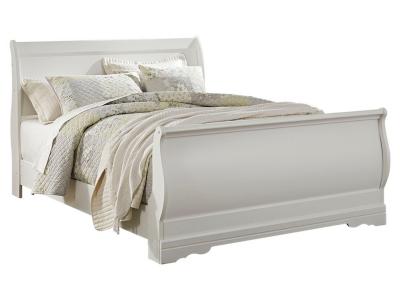 Signature Design by Ashley Anarasia Queen Sleigh Bed, Dresser, Mirror and Nightstand - B129B9