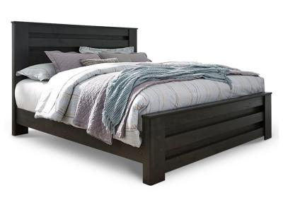 Signature Design by Ashley Brinxton King Panel Bed, Dresser, Mirror and Nightstand - B249B8