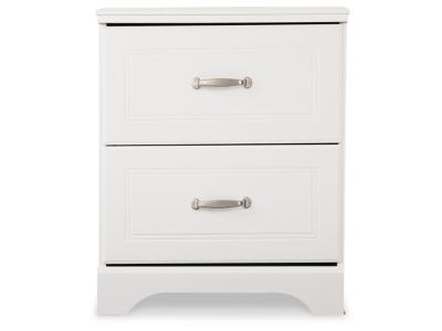 Signature Design by Ashley Anarasia Twin Sleigh Bed, Dresser, Mirror and Nightstand - B129B10