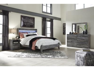 Signature Design by Ashley Baystorm Queen Panel Bed, Dresser, Mirror and Nightstand - B221B17