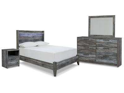 Signature Design by Ashley Baystorm Full Panel Bed, Dresser, Mirror and Nightstand - B221B18