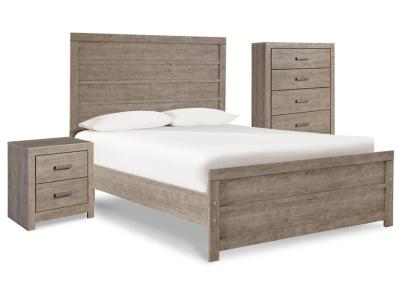 Signature Design by Ashley Culverbach Full Panel Bed with Chest of Drawers and Nightstand - B070B12
