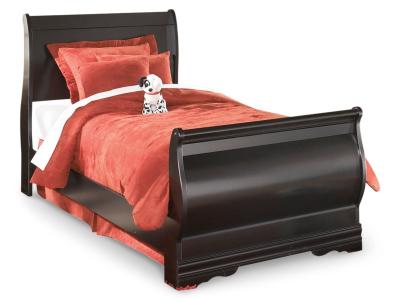 Signature Design by Ashley Huey Vineyard Full Sleigh Bed with Dresser and Mirror - B128B10
