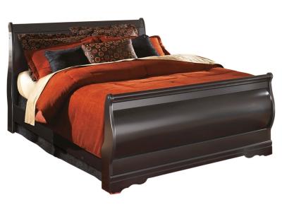 Signature Design by Ashley Huey Vineyard Queen Sleigh Bed with Dresser, Mirror and Chest of Drawers - B128B23