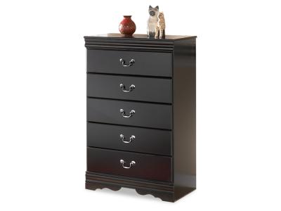 Signature Design by Ashley Huey Vineyard Queen Sleigh Bed with Dresser, Mirror, Chest and Nightstand - B128B24