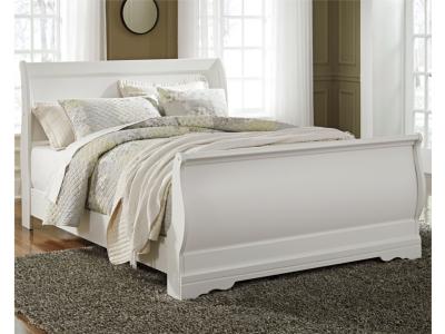 Signature Design by Ashley Anarasia Queen Sleigh Bed with Chest of Drawers and Nightstand - B129B12