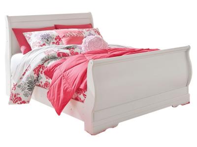 Signature Design by Ashley Anarasia Full Sleigh Bed with Dresser and Mirror - B129B7