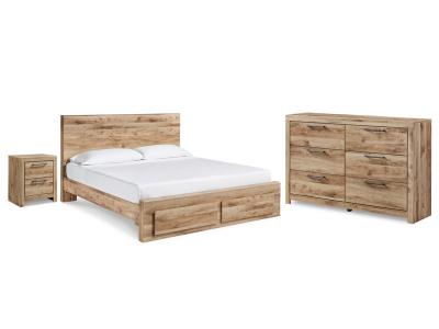 Signature Design by Ashley Hyanna King Panel Storage Bed with Dresser and Nightstand - B1050B18