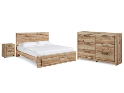 Signature Design by Ashley Hyanna Queen Panel Storage Bed with Dresser and Nightstand - B1050B17