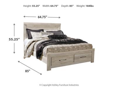 Signature Design by Ashley Bellaby Queen Panel Storage Bed, Dresser and Mirror - B331B5