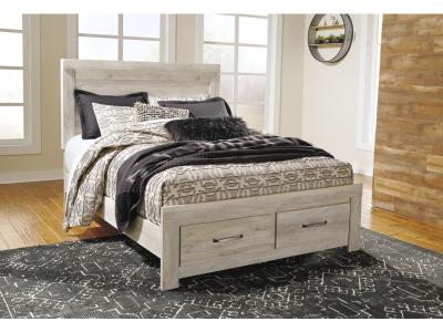 Signature Design by Ashley Bellaby Queen Panel Storage Bed, Dresser and Mirror - B331B5