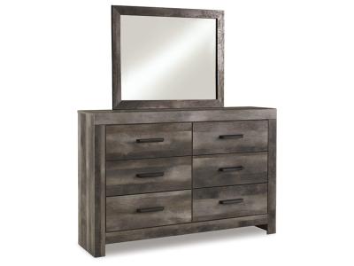 Signature Design by Ashley Wynnlow Queen Crossbuck Panel Bed, Dresser, Mirror, and Nightstand - B440B24