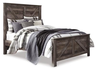 Signature Design by Ashley Wynnlow Queen Crossbuck Panel Bed, Dresser, Mirror, and Nightstand - B440B24