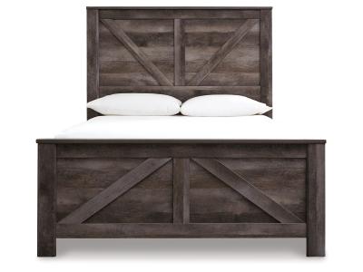 Signature Design by Ashley Wynnlow Queen Crossbuck Panel Bed, Dresser, Mirror, and Nightstand - B440B24