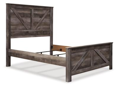 Signature Design by Ashley Wynnlow Queen Crossbuck Panel Bed, Dresser, Mirror, and Nightstand - B440B24