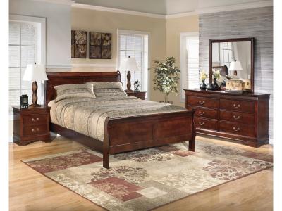 Signature Design by Ashley Alisdair Queen Sleigh Bed, Dresser, Mirror, and Nightstand - B376B14