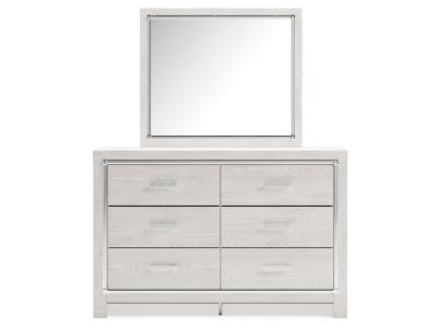 Signature Design by Ashley Altyra King Upholstered Panel Bed, Dresser, Mirror, and Nightstand - B2640B34
