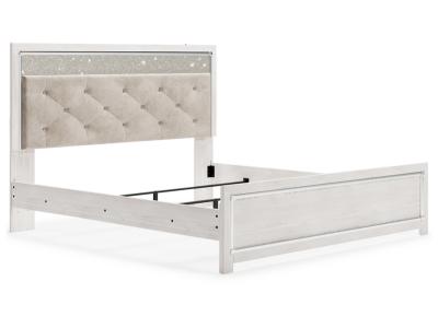 Signature Design by Ashley Altyra King Upholstered Panel Bed, Dresser, Mirror, and Nightstand - B2640B34