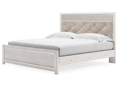 Signature Design by Ashley Altyra King Upholstered Panel Bed, Dresser, Mirror, and Nightstand - B2640B34