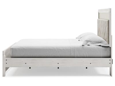 Signature Design by Ashley Altyra King Upholstered Panel Bed, Dresser, Mirror, and Nightstand - B2640B34