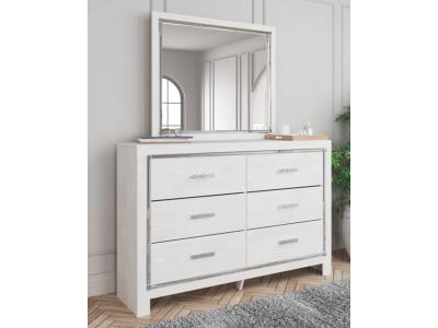 Signature Design by Ashley Altyra King Upholstered Panel Bed, Dresser, Mirror, and Nightstand - B2640B34
