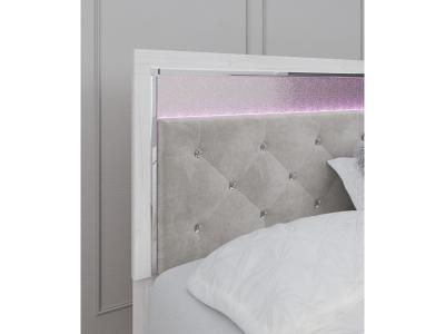 Signature Design by Ashley Altyra King Upholstered Panel Bed, Dresser, Mirror, and Nightstand - B2640B34