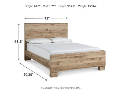 Signature Design by Ashley Hyanna King Panel Bed, Dresser, Mirror, and Nightstand - B1050B36