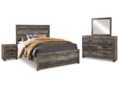 Signature Design by Ashley Wynnlow Queen Panel Bed, Dresser, Mirror, and Nightstand - B440B25