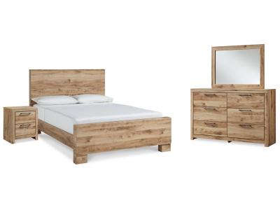 Signature Design by Ashley Hyanna Queen Panel Bed, Dresser, Mirror, and Nightstand - B1050B35
