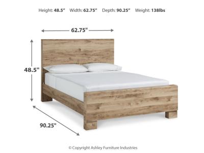 Signature Design by Ashley Hyanna Queen Panel Bed, Dresser, Mirror, and Nightstand - B1050B35