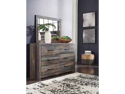 Signature Design by Ashley Drystan King Panel Bed, Dresser, Mirror, and Nightstand - B211B59