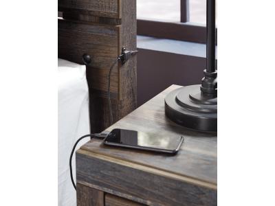 Signature Design by Ashley Drystan King Panel Bed, Dresser, Mirror, and Nightstand - B211B59