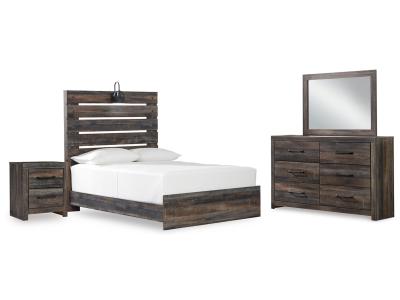 Signature Design by Ashley Drystan Full Panel Bed, Dresser, Mirror, and Nightstand - B211B60