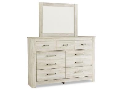 Signature Design by Ashley Bellaby Queen Panel Bed, Dresser, Mirror, and Nightstand - B331B14