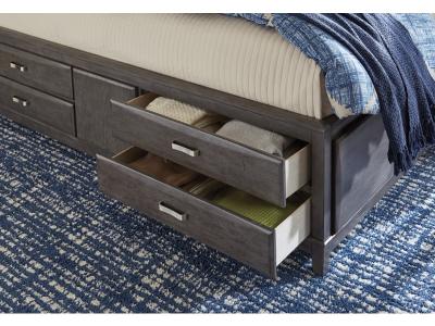 Signature Design by Ashley Caitbrook California King Storage Bed, Dresser, Mirror, and Nighstand - B476B9