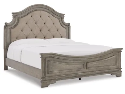 Signature Design by Ashley Lodenbay King Upholstered Panel Bed, Dresser, Mirror, and Nightstand - B751B8