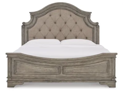 Signature Design by Ashley Lodenbay King Upholstered Panel Bed, Dresser, Mirror, and Nightstand - B751B8