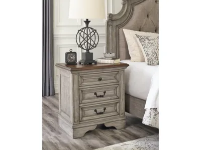 Signature Design by Ashley Lodenbay King Upholstered Panel Bed, Dresser, Mirror, and Nightstand - B751B8