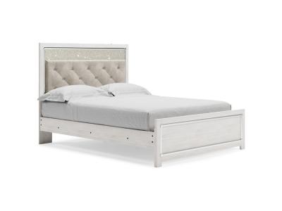 Signature Design by Ashley Altyra Queen Upholstered Panel Bed, Dresser, Mirror, and Chest - B2640B35